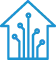Pictogramme de maison intelligente
